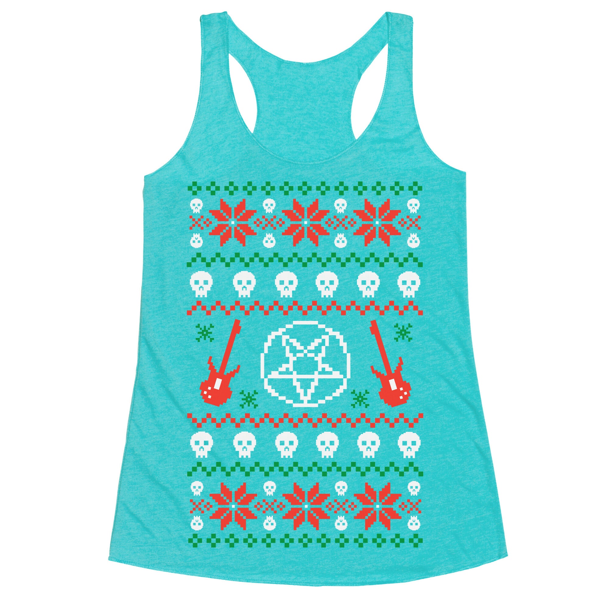 Ugly Sweater Heavy Metal Racerback Tank